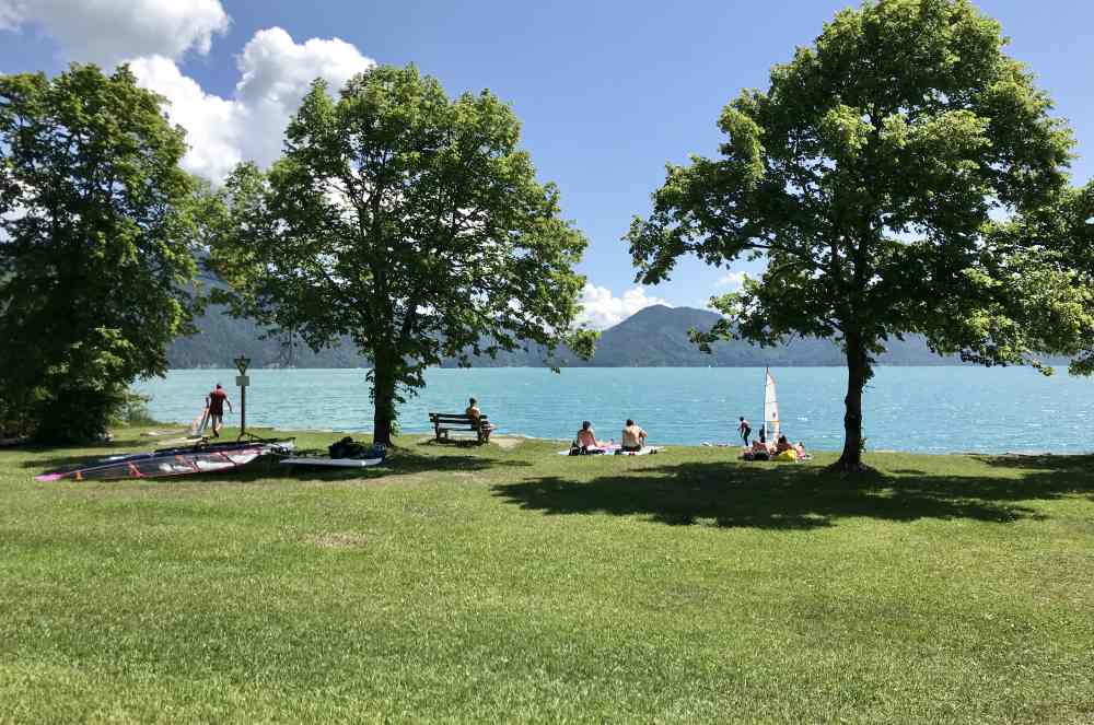 Walchensee Schwimmen - ein Genuß nach deiner Walchensee Wanderung!