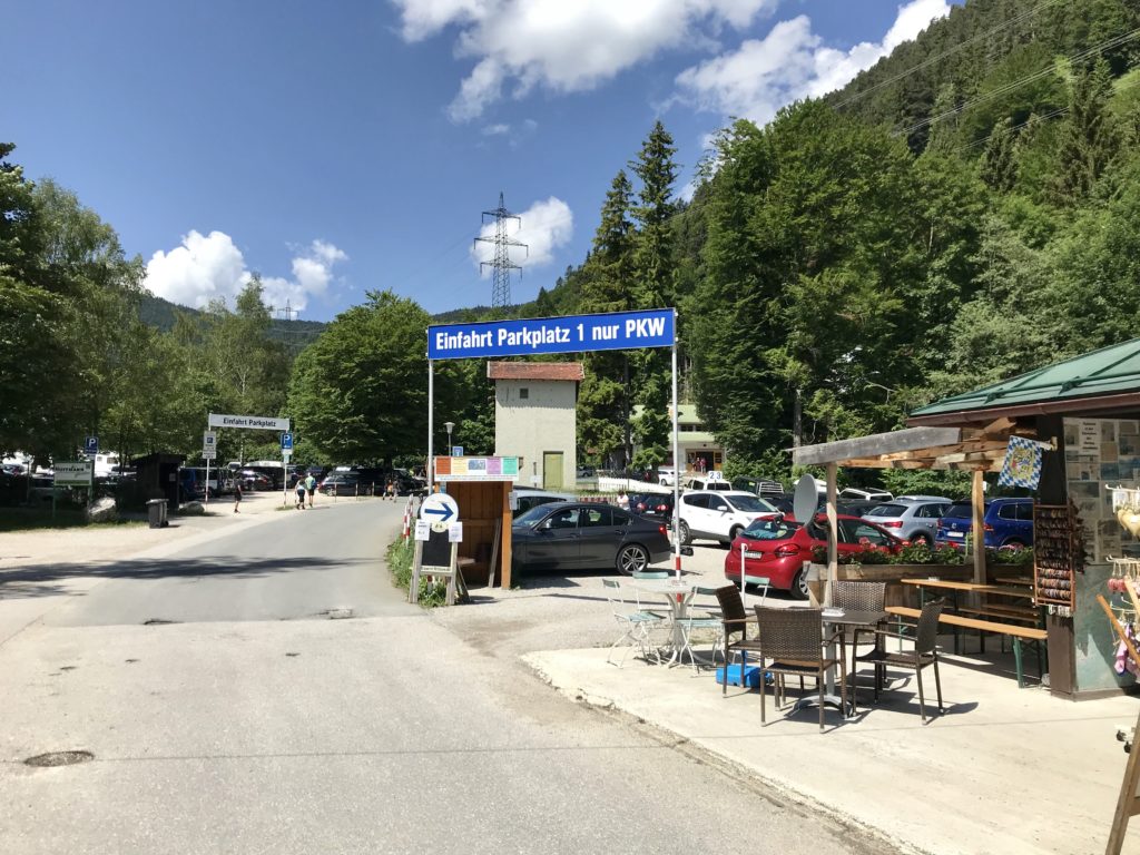 Herzogstand Parkplatz in Walchensee