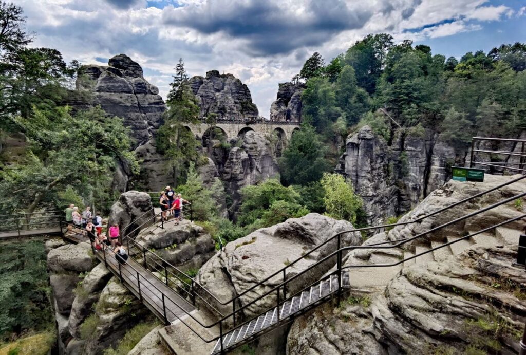 Die schönsten Orte in Deutschland: Die Bastei mit der Basteibrücke