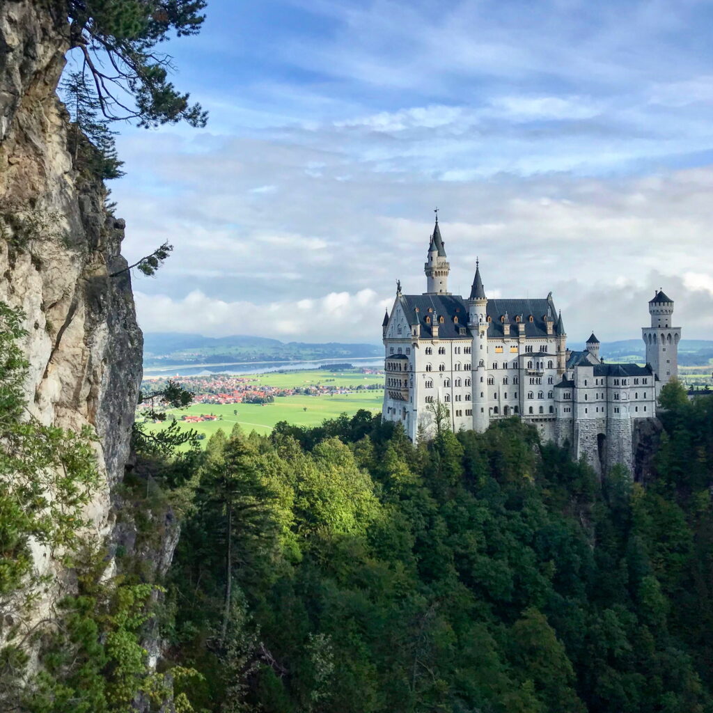 schönste Orte Deutschland - der Blick von der Marienbrücke zum Schloss Neuschwanstein