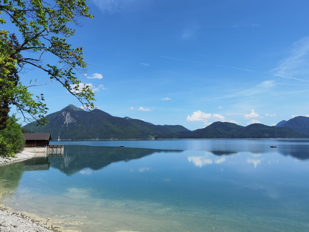 Einsiedl Walchensee - im Südwesten des Bergsees